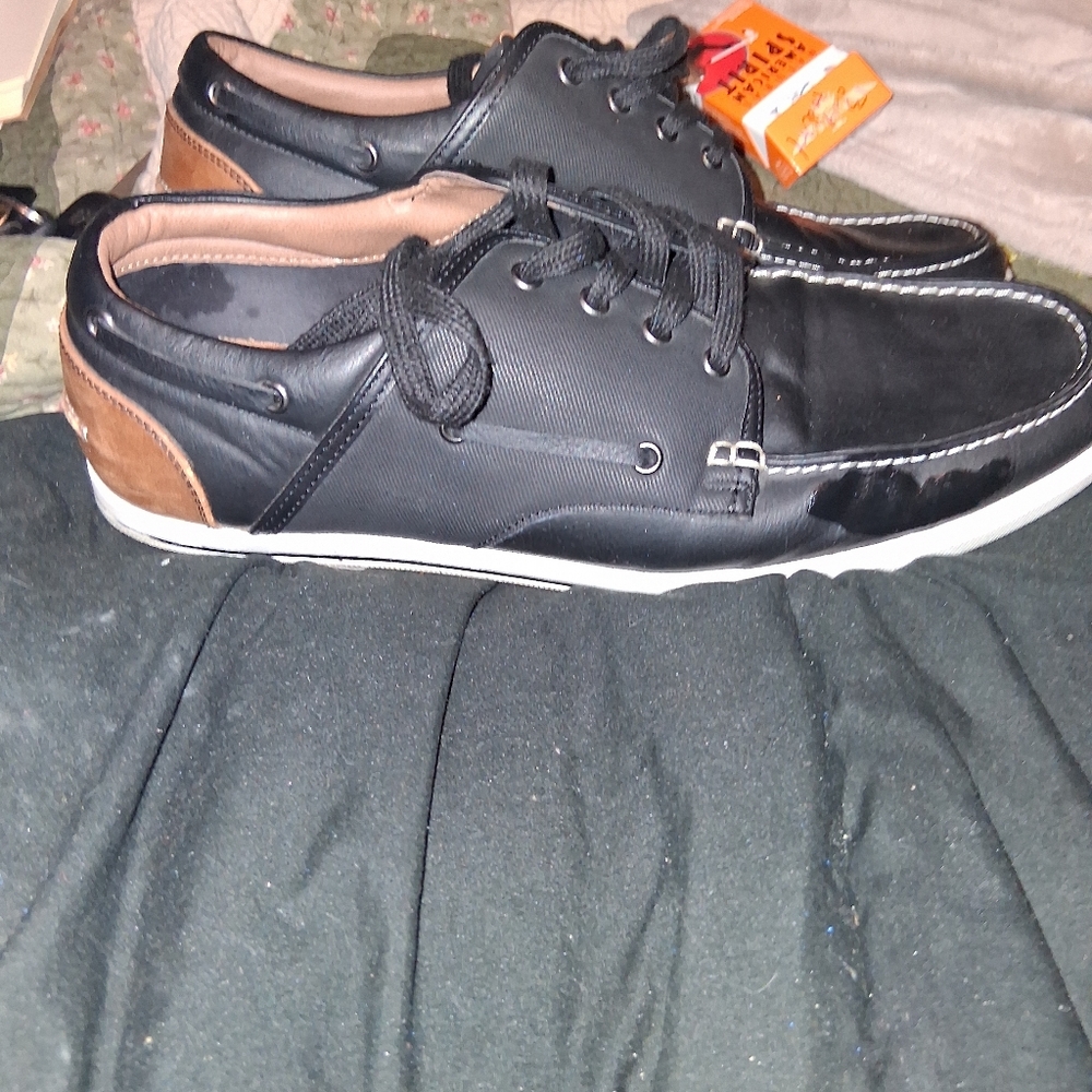 Sonoma Black and Brown Men's Boat Shoes
